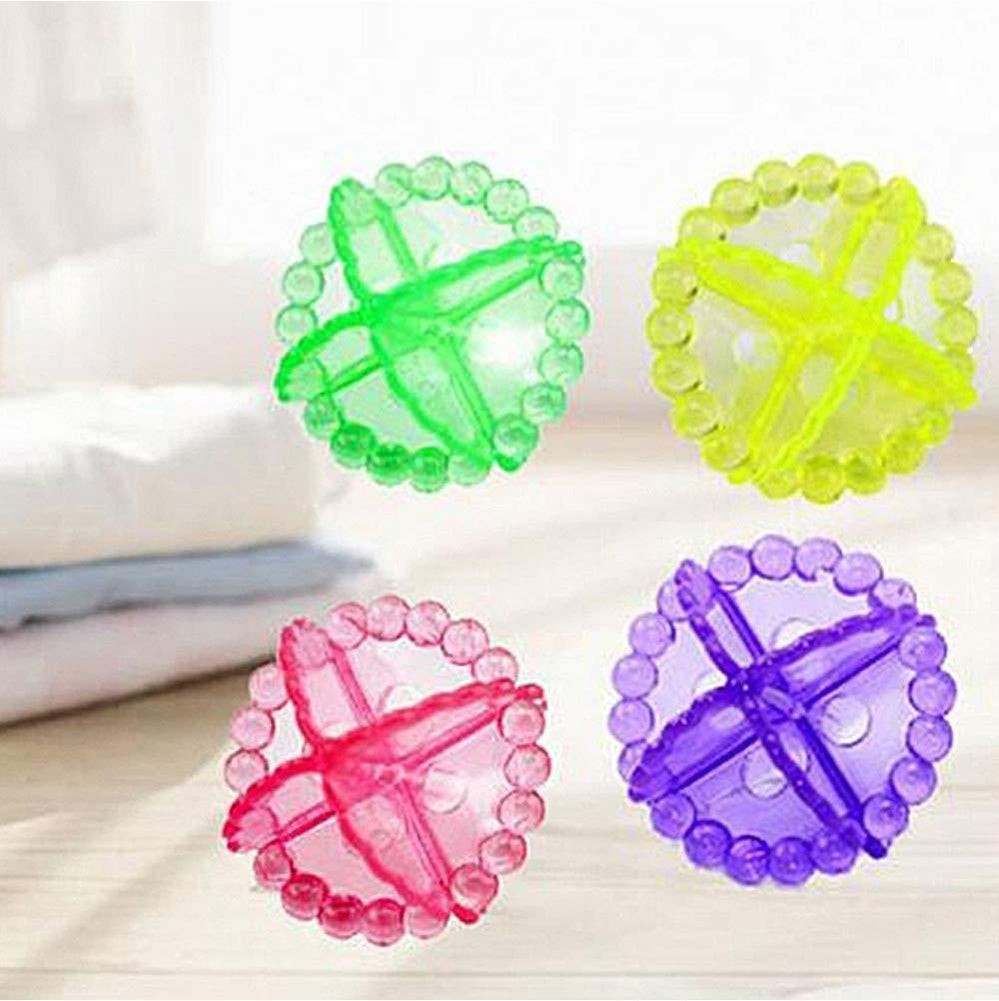 Laundry Washing Ball, Wash Without Detergent (4pcs) by DeoDap