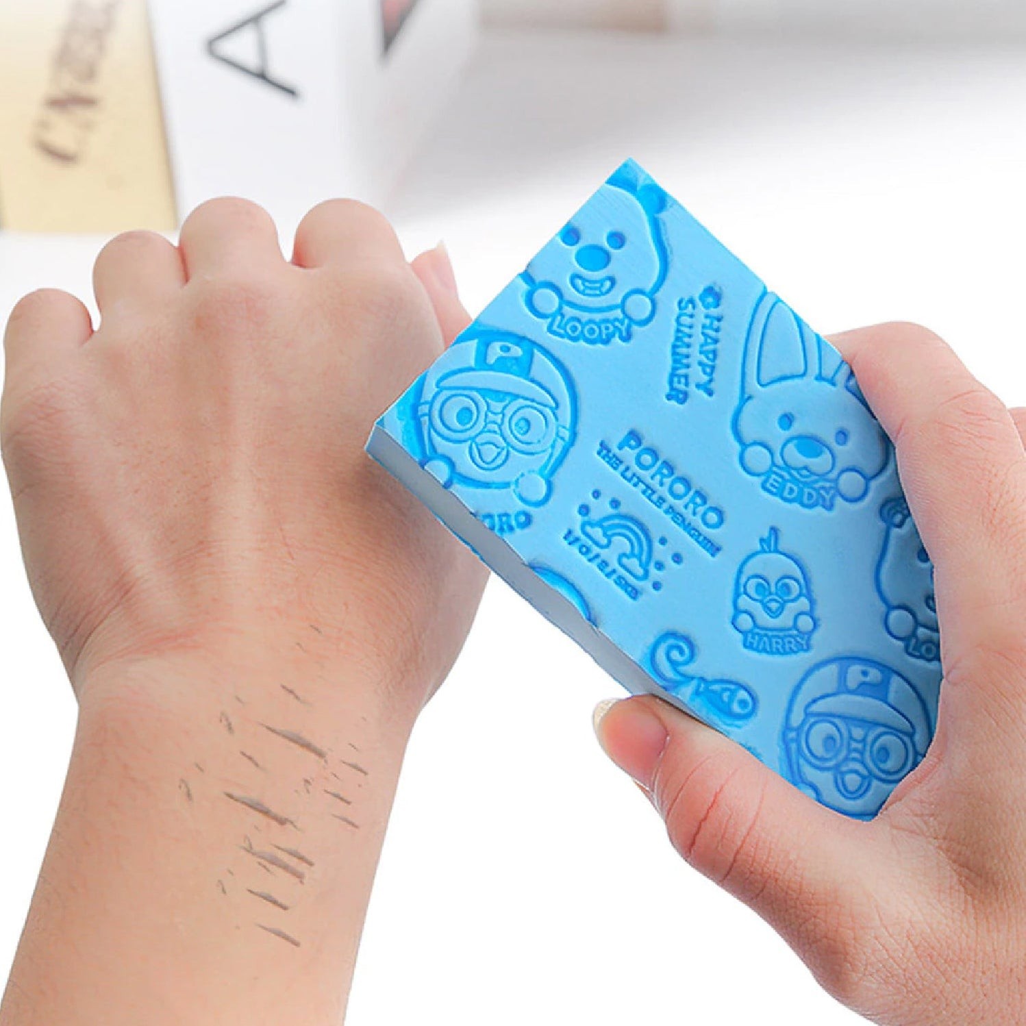 Ultra Soft Exfoliating Sponge | Dead Skin Remover Sponge For Body | Face Scrubber for Women and Men by DeoDap