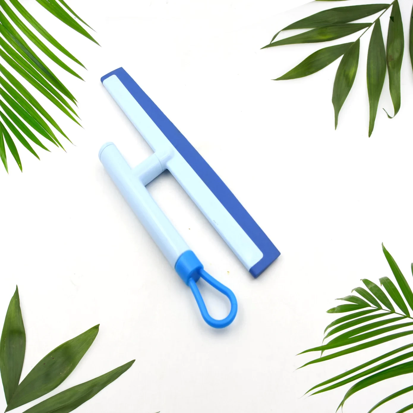 GLASS CLEANING WIPER WINDOW CLEANER, FOR BATHROOM, WINDOWS, AND CAR GLASS, WINDOW MIRROR SCRAPER BRUSH WITH SOFT RUBBER