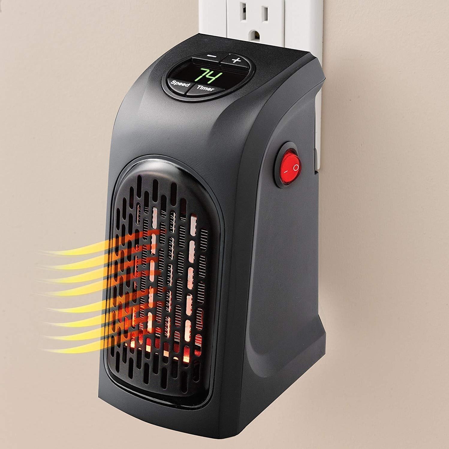 Electric Mini Handy Heater Plug-In Wall (400w) by Natation