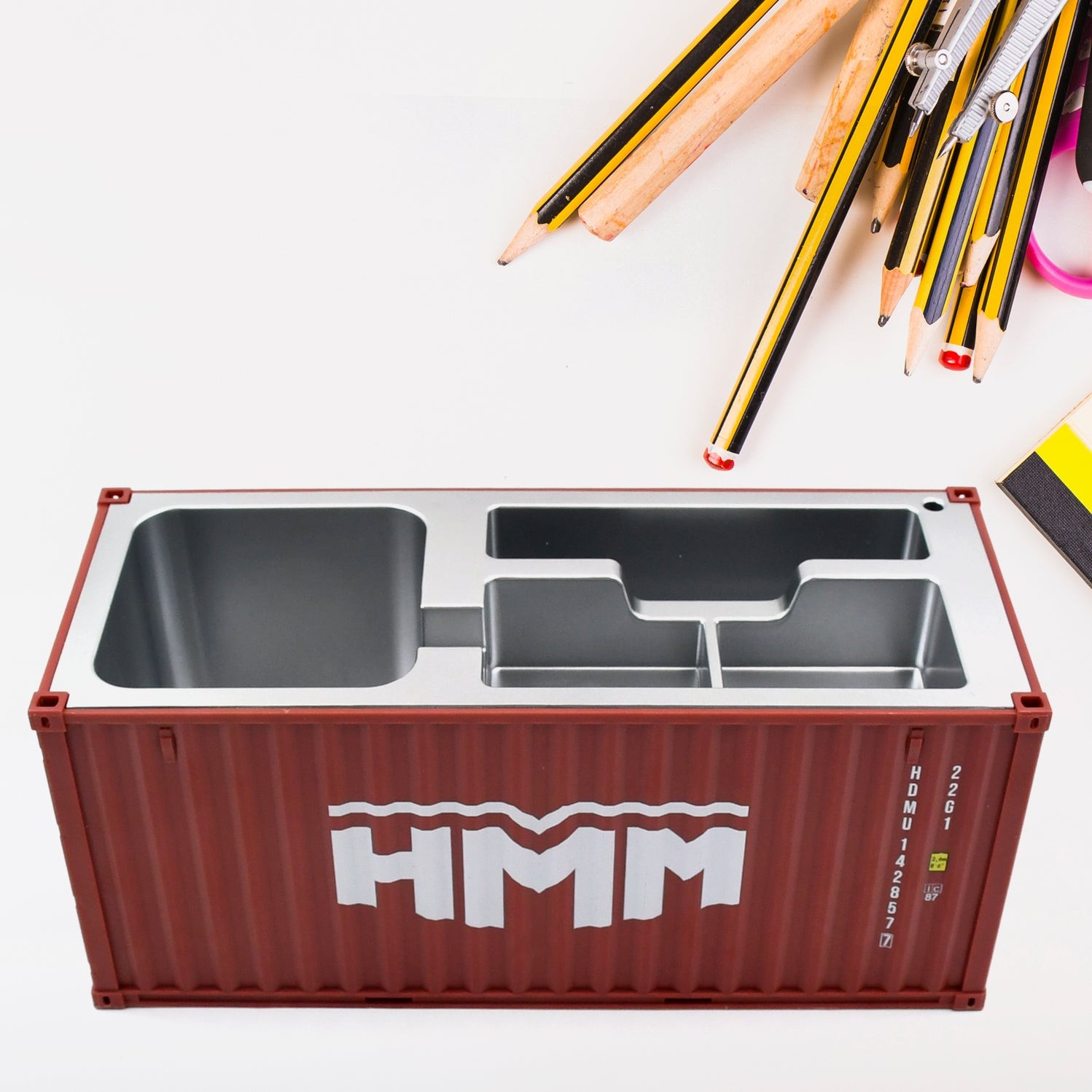 Shipping Container Pen Holder Shipping Container Model Pen Name Cardholder Simulated Container Model For Business