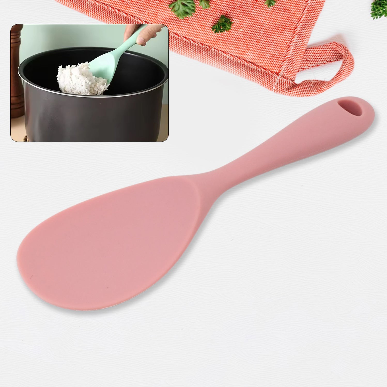 Multipurpose Silicone Cooking Spoon (1 pc) by DoeDap