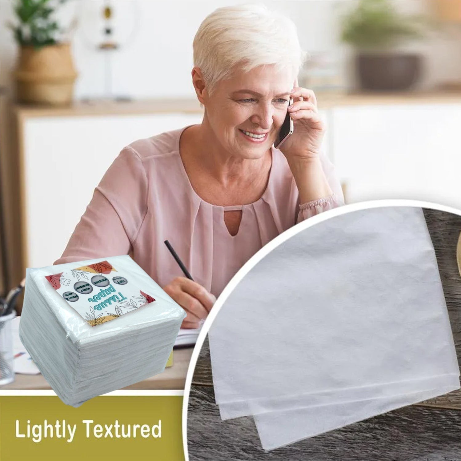 Tissue Paper For Wiping And Cleaning Purposes Of Types Of Things.