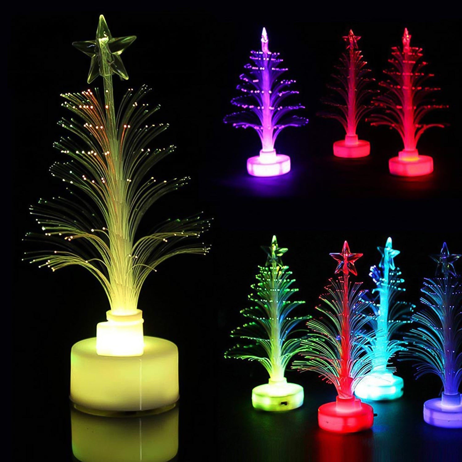 Tree LED Candlelight Colourful Candle Decoration LED Light Night (1 Pc) by DeoDap