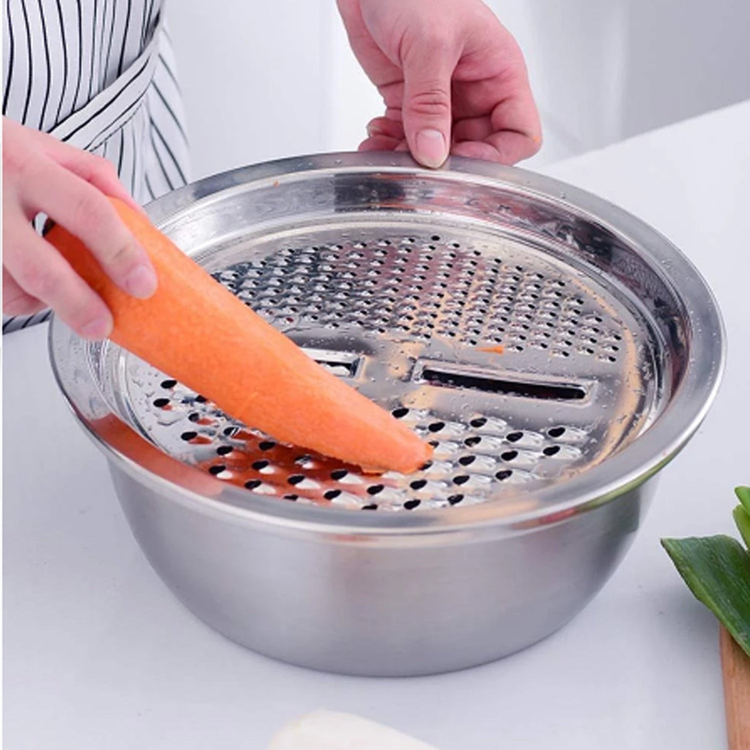 3 in 1 Kitchen Multipurpose Julienne Grater Salad Maker by DeoDap